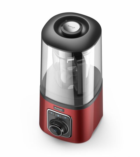 Kuvings SV-500 vacuum blender red quarter