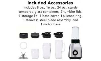 Tribest personal blender accessories