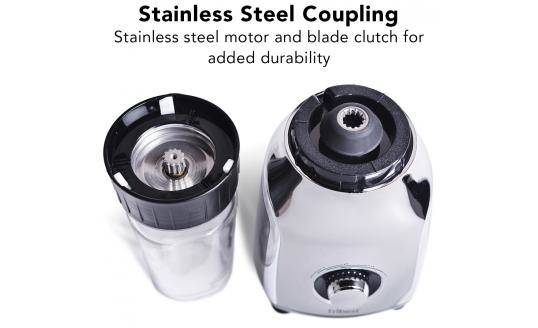 Tribest personal blender coupling