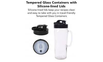 Tribest personal blender jars