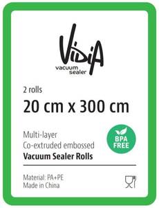 Vidia vacuum sealer rolls 20 x 300