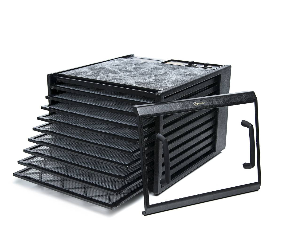 Excalibur 3926TB, 9 Tray Food Dehydrator with Timer, Black