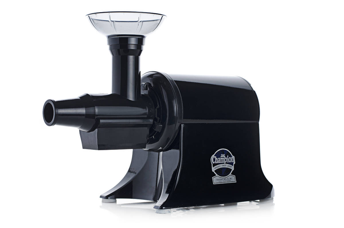 Champion Juicer 2000+ masticating juicer (black)