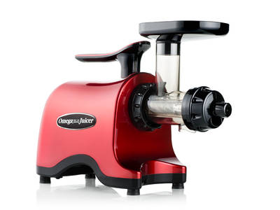 Omega TWN32 twin gear juicer red