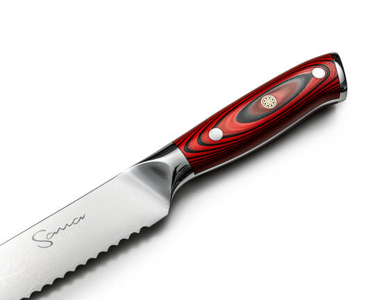 Sana bread knife white